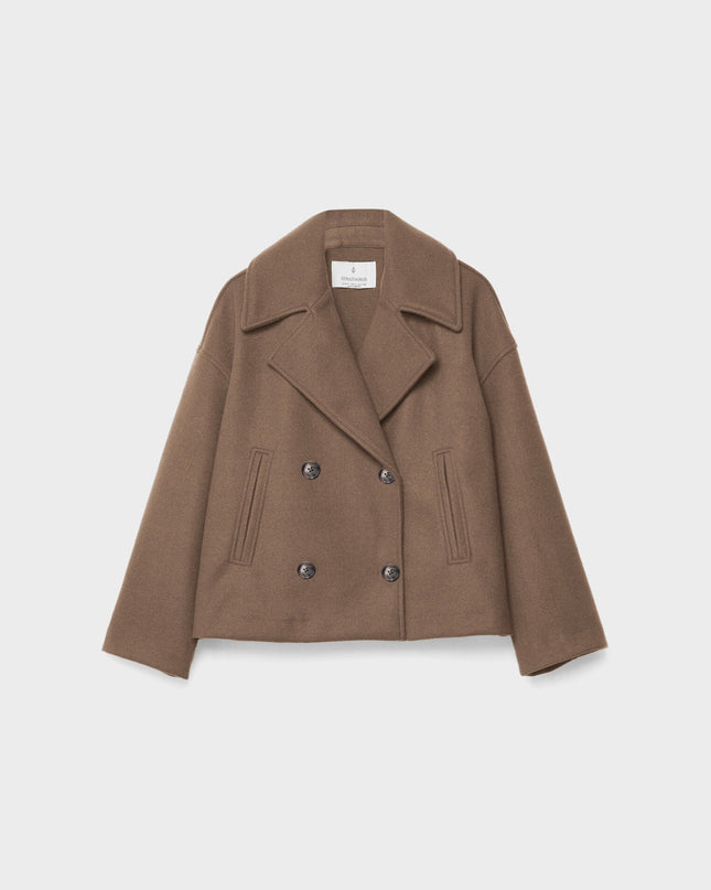 Schicke zweireihige kurze Jacke