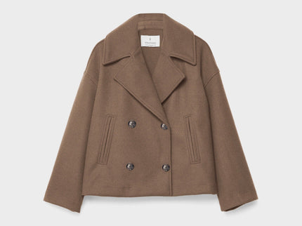 Schicke zweireihige kurze Jacke