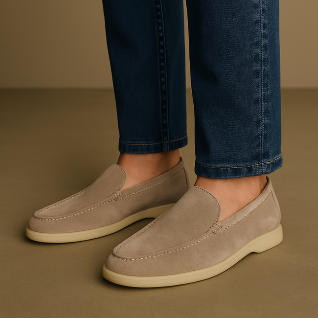 Eleganter Beige Herren Loafer