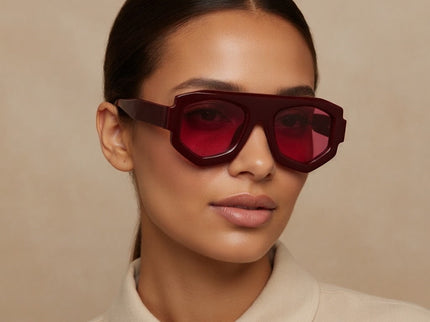 BERGAMO | Sonnenbrille mit flachem Oberteil