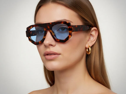BERGAMO | Sonnenbrille mit flachem Oberteil