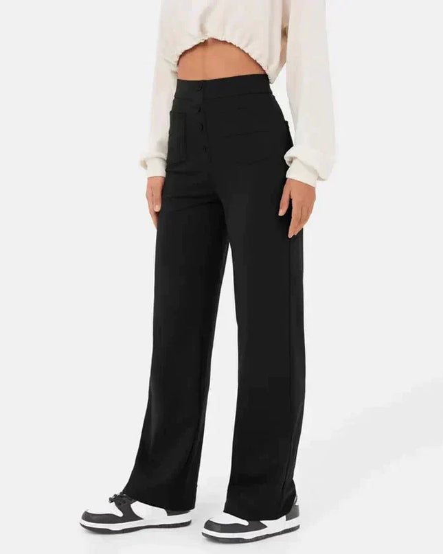 Nina | Elastische Hose mit hoher Taille
