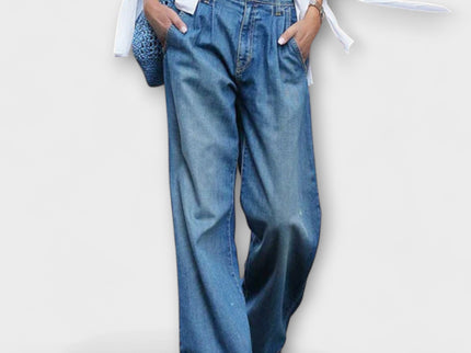 Ava - Hochwertige Jeans mit weitem Bein