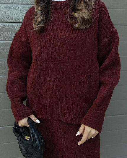 Lucie™ - Sanftes Herbstensemble aus Wolle