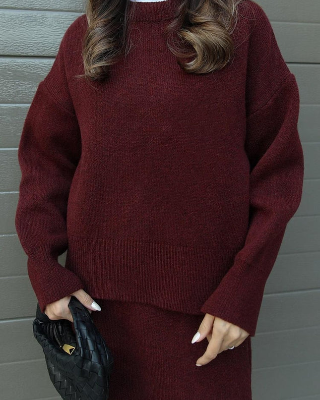 Lucie™ - Sanftes Herbstensemble aus Wolle