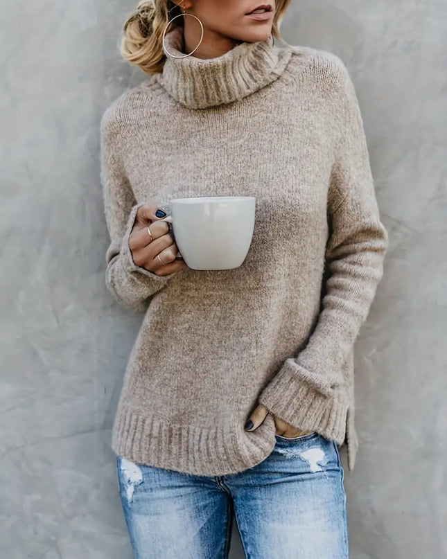 Schicker Clara-Rollkragenpullover für mühelosen Stil