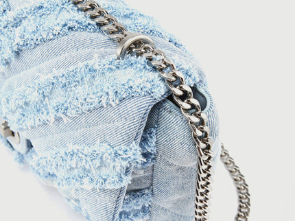 Macy - Elegante hellblaue Denim-Umhängetasche für Damen