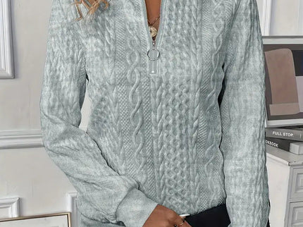 LUCIA I Pullover mit Reissverschluss