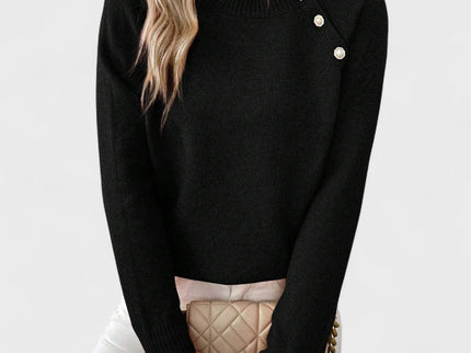 Emmi – Eleganter asymmetrischer Ein-Schulter-Pullover