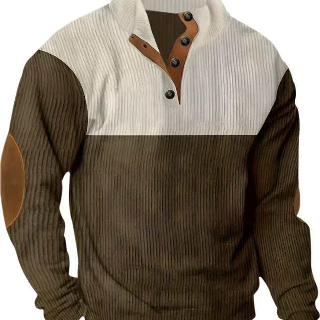 Manfred | Stylischer Color-Block Pullover