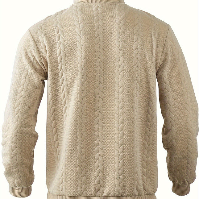 Roberto™ -Vintage Herrenpullover mit Reißverschluss
