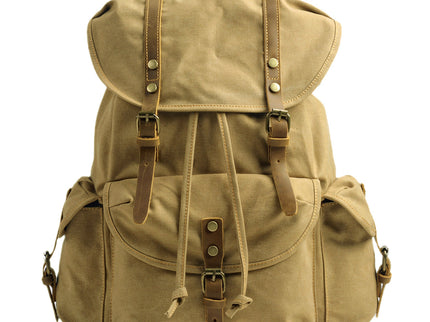 Militärische Leinwand-Rucksack | INTERLAKEN