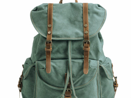 Militärische Leinwand-Rucksack | INTERLAKEN