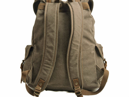 Militärische Leinwand-Rucksack | INTERLAKEN