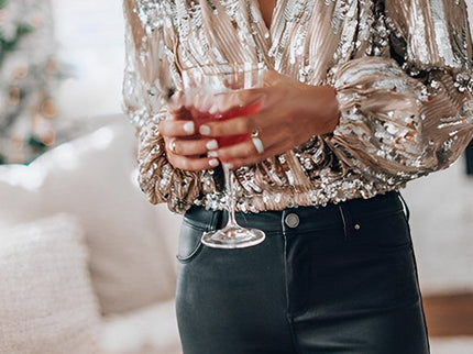 Fashique |  Glitzernde Bluse für Damen