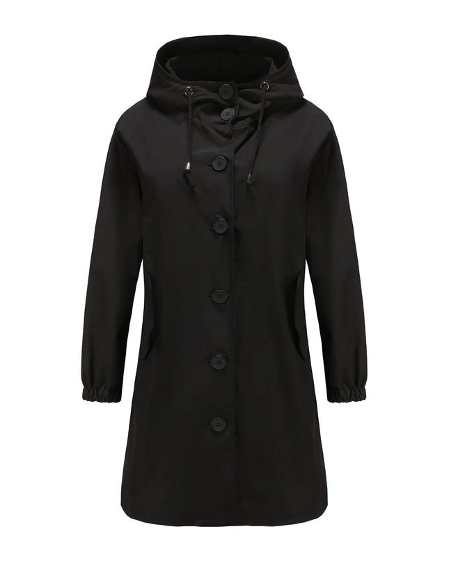 Flieder - Stylischer Damen-Windbreaker mit wasserdichter Kapuze
