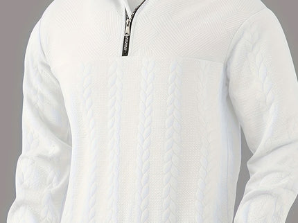 Roberto™ -Vintage Herrenpullover mit Reißverschluss