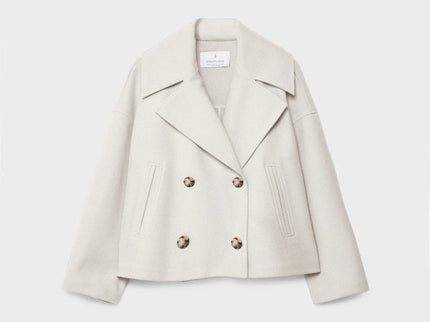Schicke zweireihige kurze Jacke