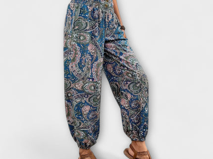 Scarlett - Hose mit ethnischer Grafik