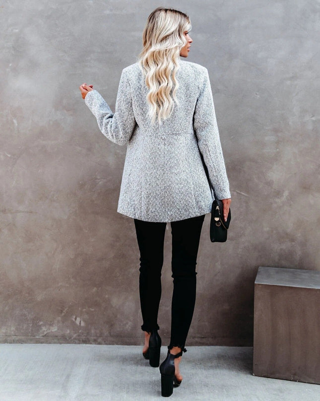 Livia - Eleganter Tweed-Blazer für Frühling und Herbst für Damen