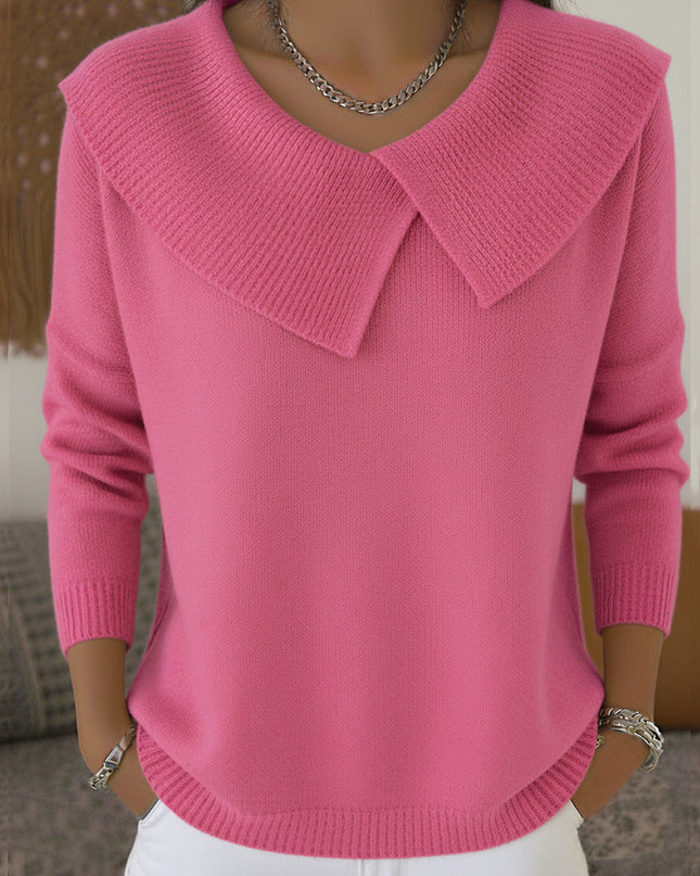 Lucia | Pullover mit Weichem Kragen