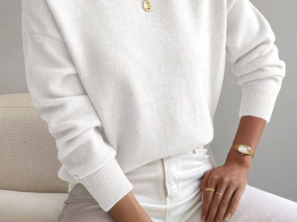 Gemütlicher eleganter Rollkragenpullover