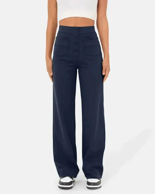 Nina | Elastische Hose mit hoher Taille