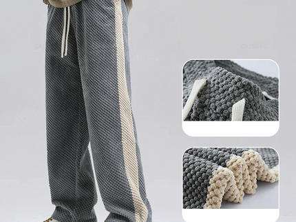 Cord-Jogginghose mit Waffelmuster