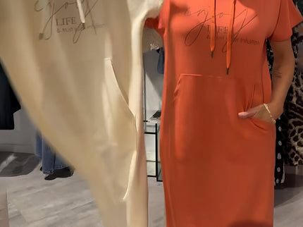 Becky | Lässiges Hoodie-Kleid