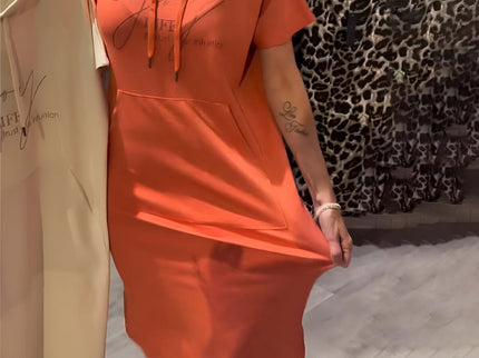 Becky | Lässiges Hoodie-Kleid