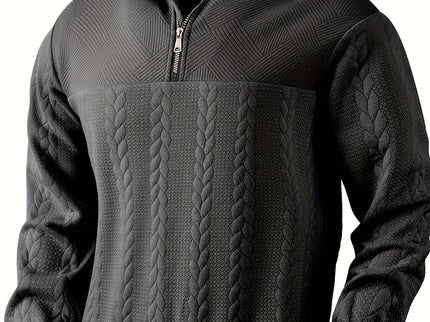 Roberto™ -Vintage Herrenpullover mit Reißverschluss