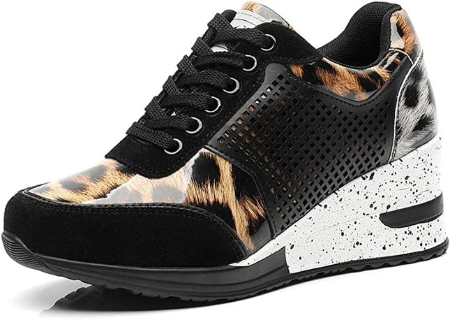 Amelia - Stylische orthopädische Turnschuhe mit elegantem hohen Absatz und bequemem Keilabsatz