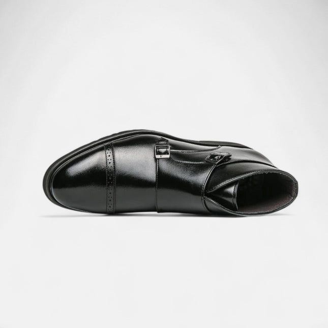 Patrizio™ | Herren Monk Strap Stiefeletten aus Premium-Ecopelle