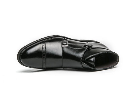 Parker | Kunstläder Doppel-Monk-strap Stiefel