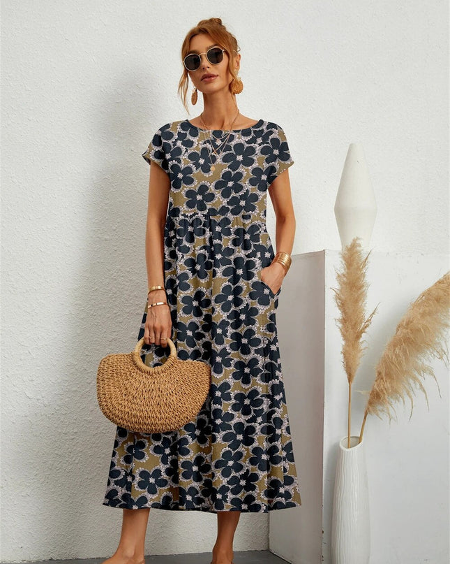 Locker geschnittenes Sommerkleid für Damen