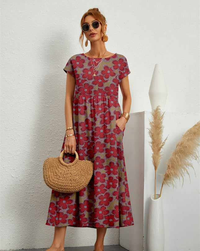 Locker geschnittenes Sommerkleid für Damen