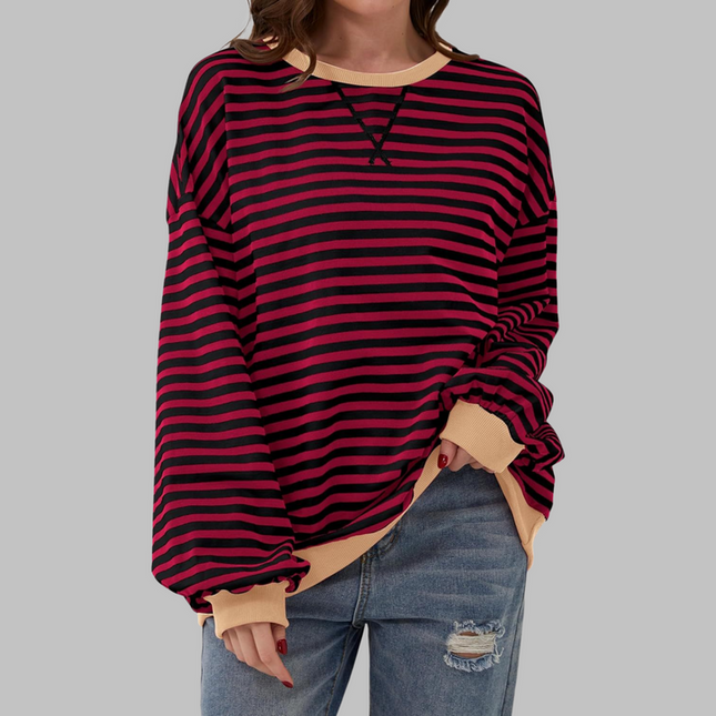 Falara | Lässiger gestreifter Pullover