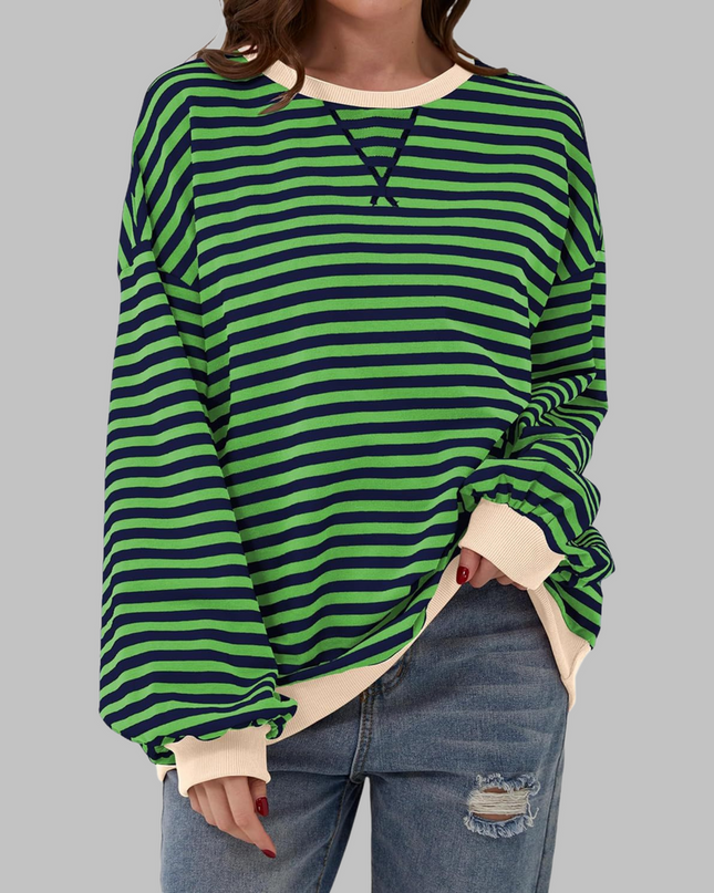 Falara | Lässiger gestreifter Pullover