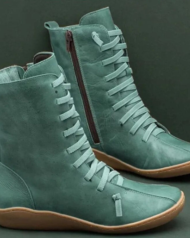 Damenstiefel aus Naturleder