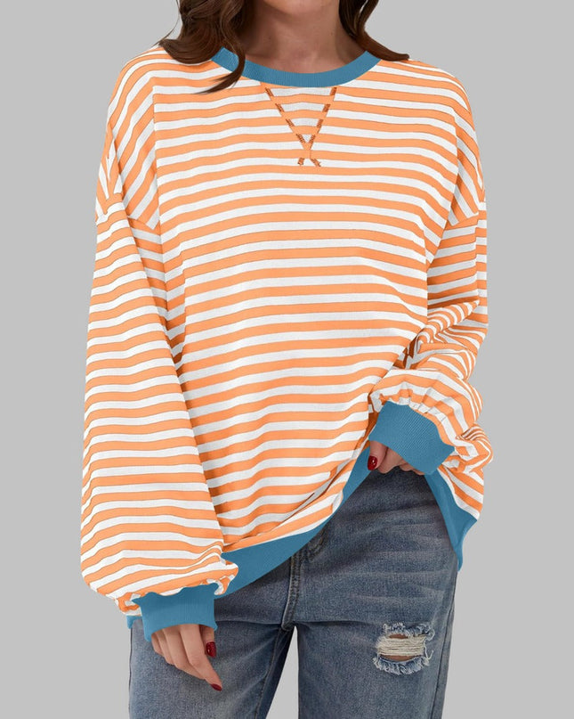Falara | Lässiger gestreifter Pullover