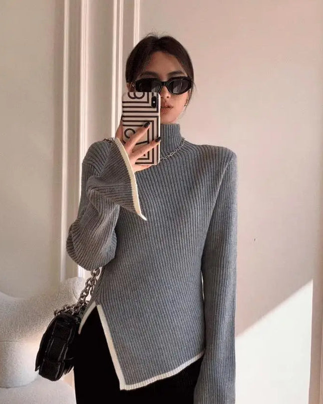 Anna | Klassischer Rollkragenpullover für Damen