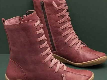 Damenstiefel aus Naturleder