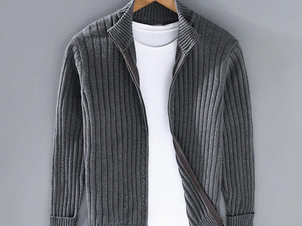 Ruben™ | Lässige Zip-Up Strickjacke