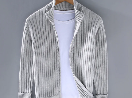 Ruben™ | Lässige Zip-Up Strickjacke