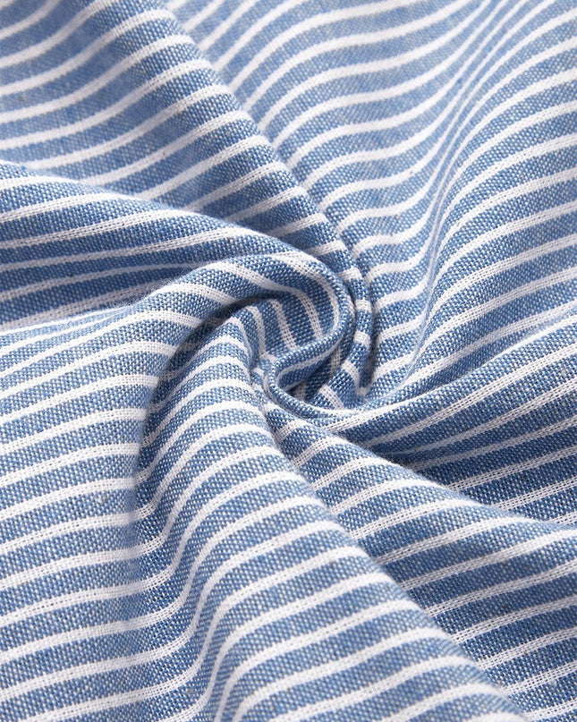 Aquelle™ - Elegantes Gestreiftes Midikleid mit Meeresinspirierter Note