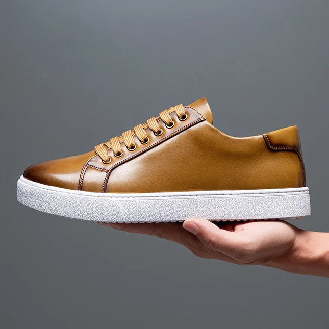 David™ - Herren Turnschuhe aus Leder