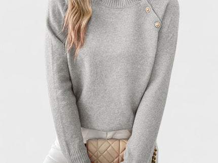 Emmi – Eleganter asymmetrischer Ein-Schulter-Pullover