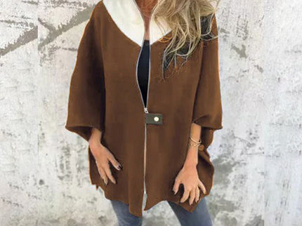 Schicke bicolore lange Jacke für elegante Lagenlook