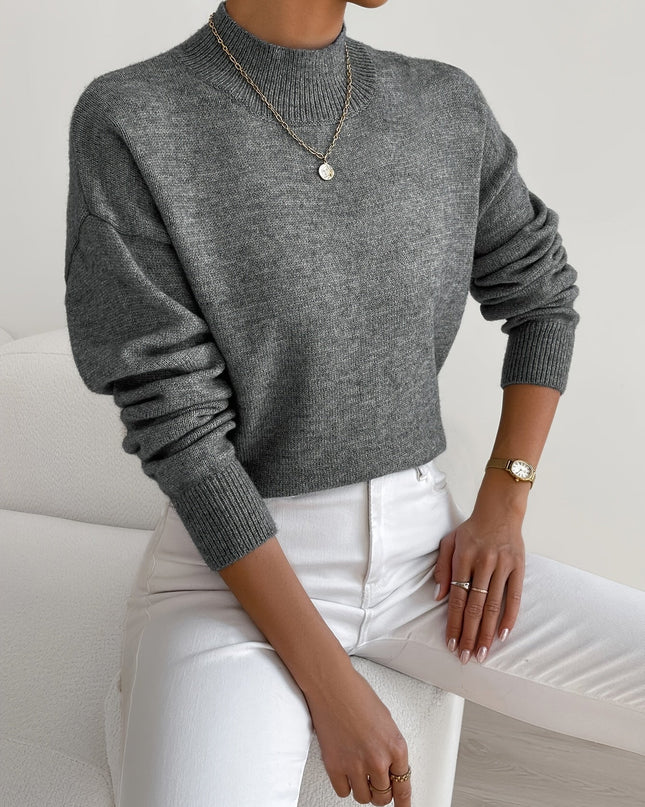 Gemütlicher eleganter Rollkragenpullover