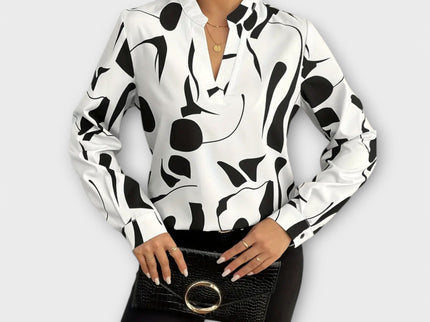 Zaylith | Elegante V-Ausschnitt-Bluse